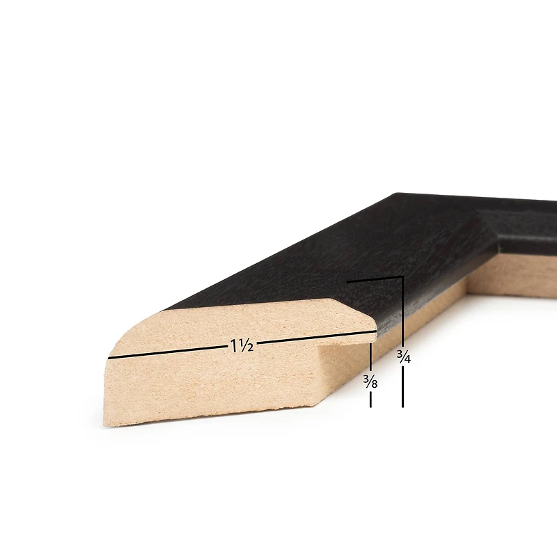 Frame USA Coffee Bean Narrow Dark Brown Single Image Picture Frame