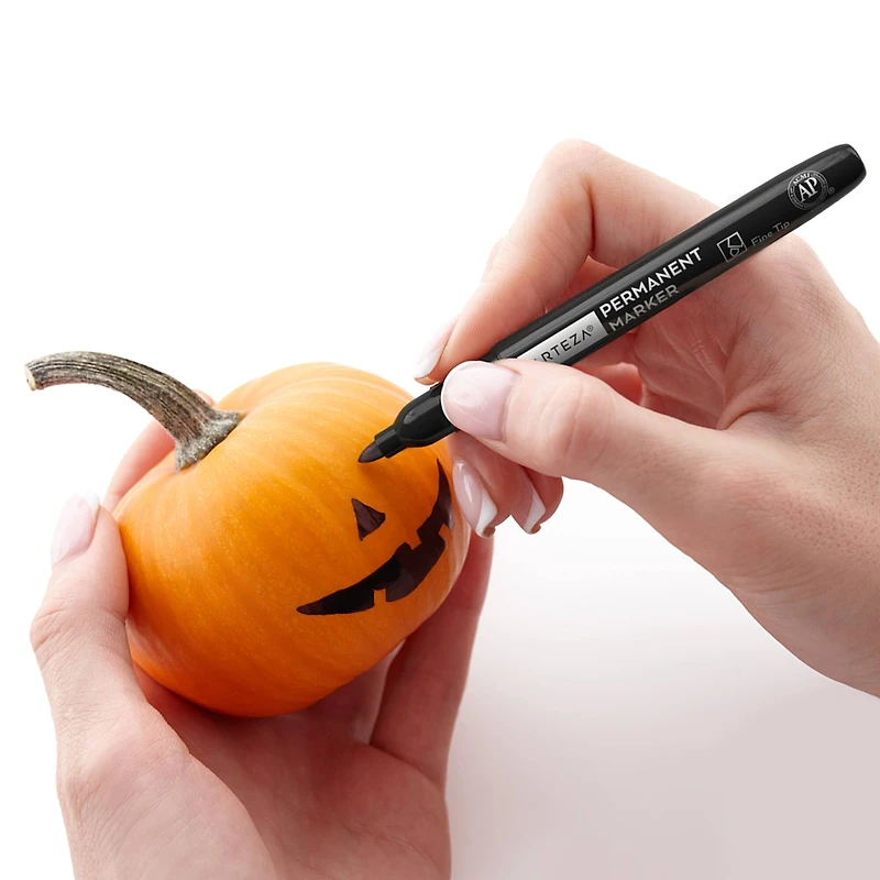 Arteza® Black Fine Tip Permanent Marker Set
