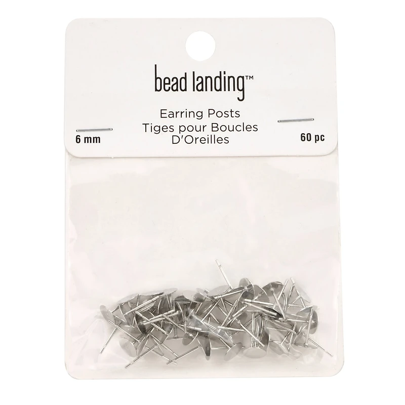 Flat Earring Posts by Bead Landing