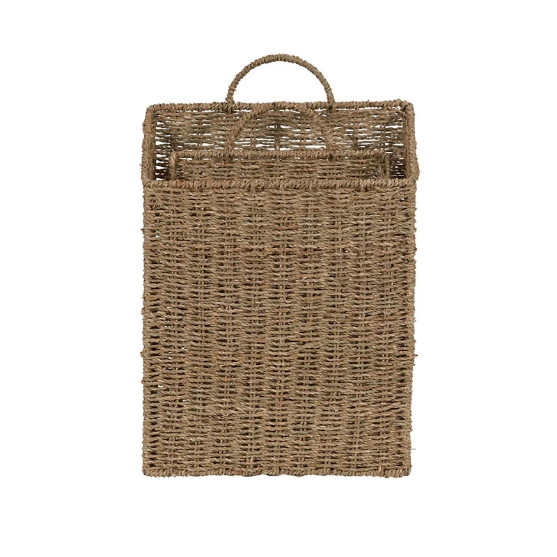 Household Essentials Rectangular Wicker Hanging Baskets