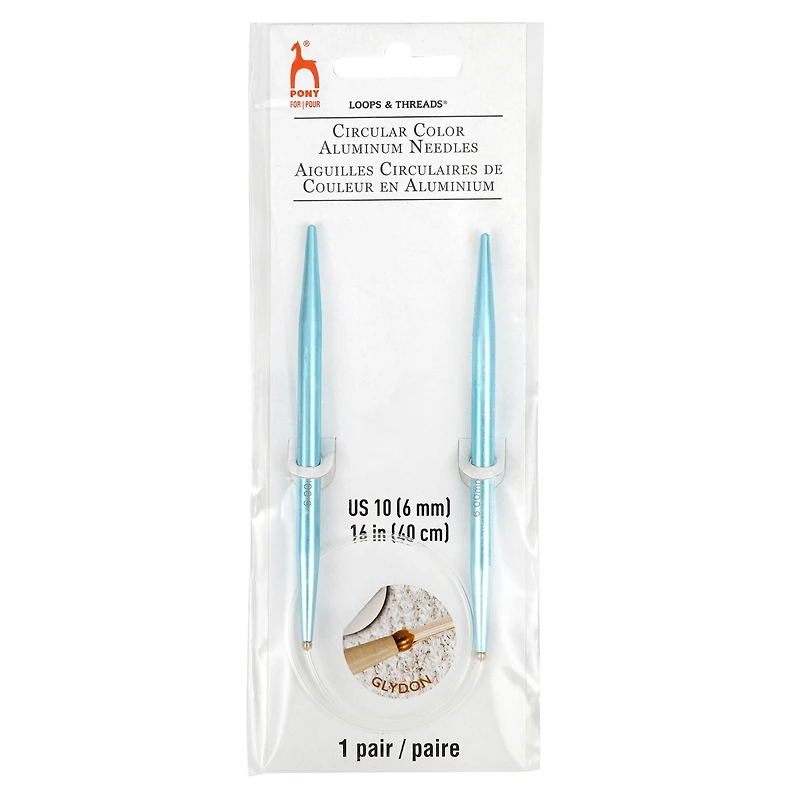 16" Circular Knitting Needles by Loops & Threads