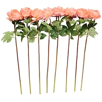 31" Orange Peony Artificial Flower Stem, 8ct.