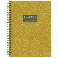 TF Publishing 2024 Golden Foliage Medium Weekly Monthly Planner