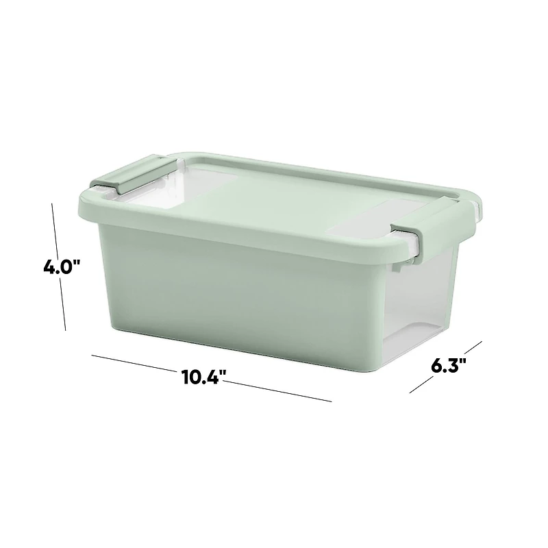 Curver® Versa Plastic Hinged Lid Storage Box
