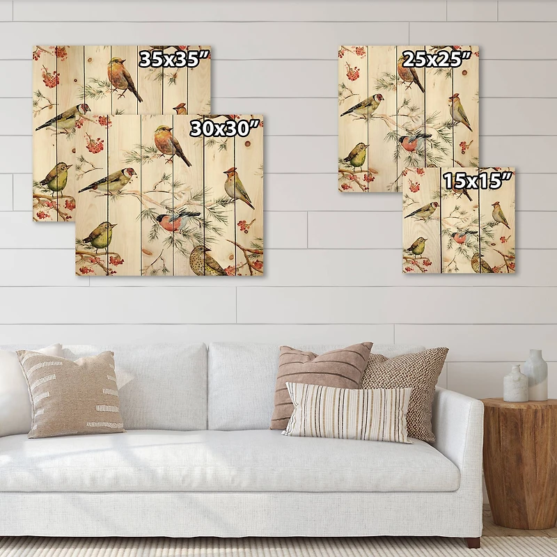 Designart - Forest Birds On Branches
