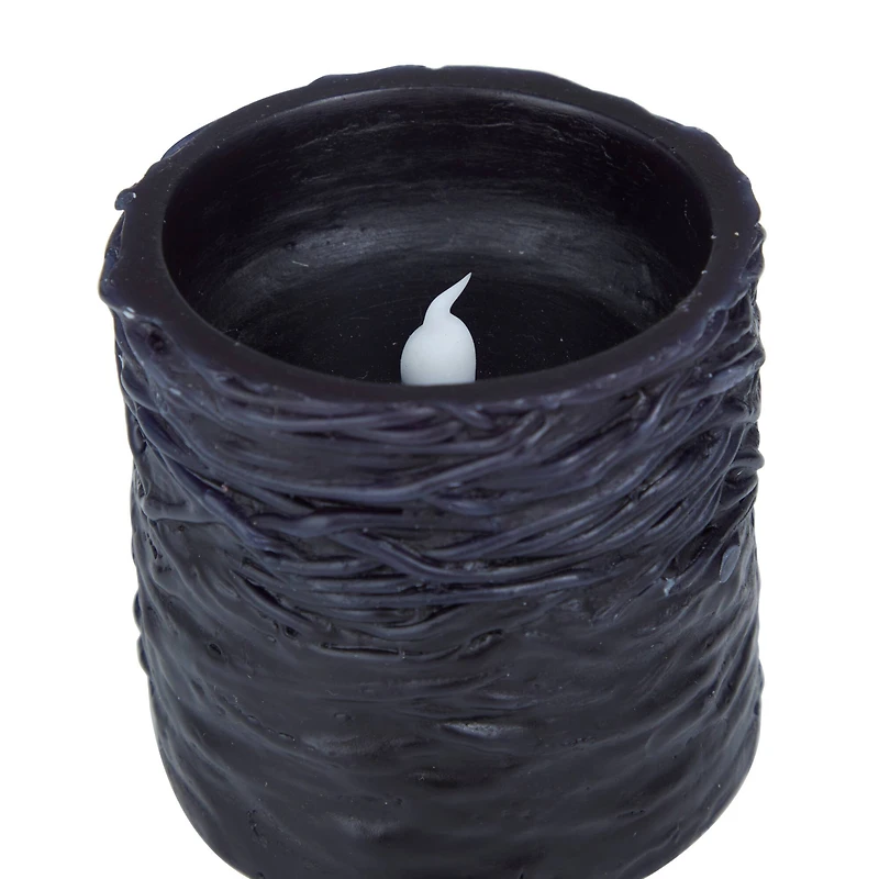 Black Coastal Flameless Candle Set