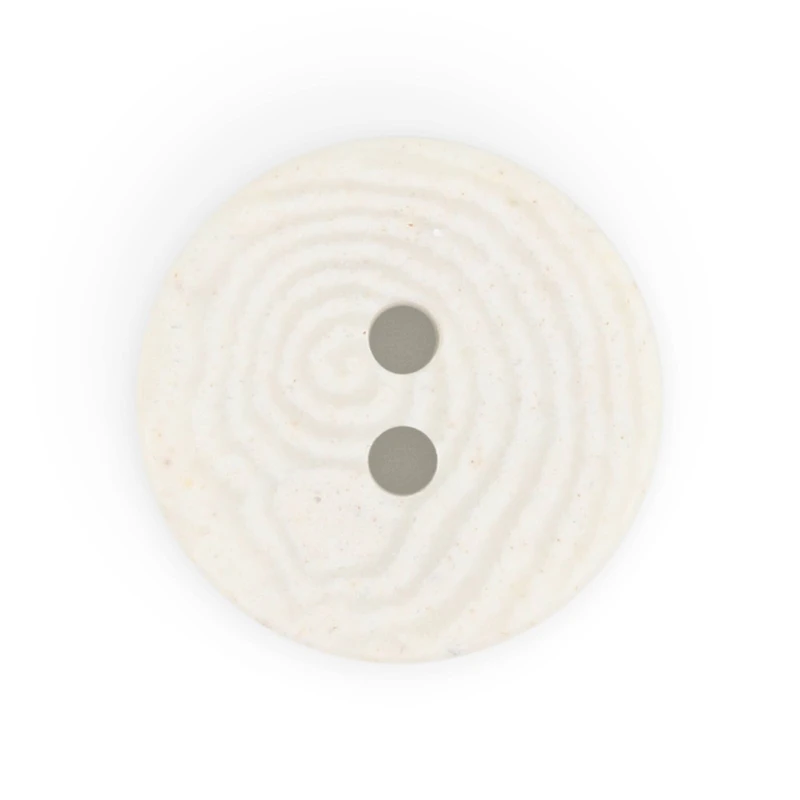 Dritz® 15mm Light Gray Recycled Corozo Round Button, 12ct.