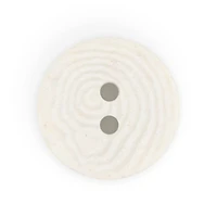 Dritz® 15mm Light Gray Recycled Corozo Round Button, 12ct.