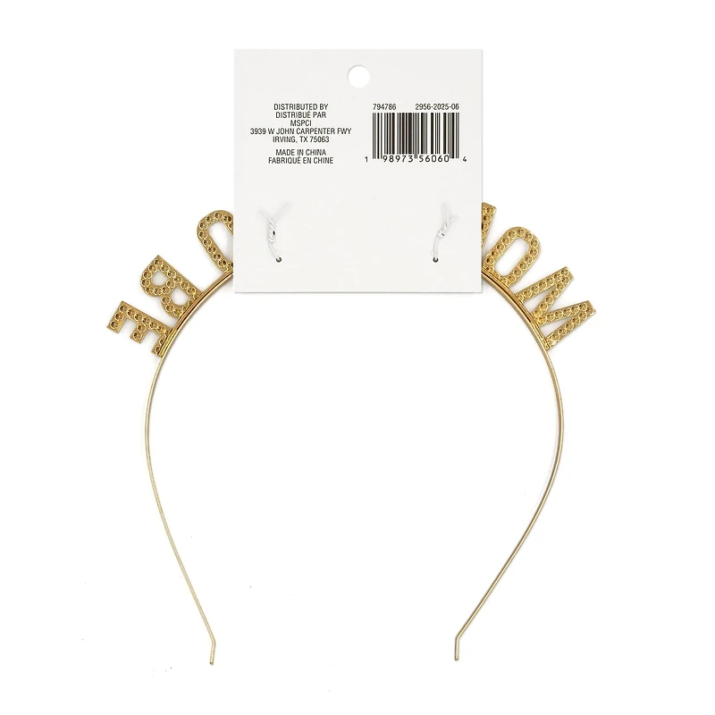 Gold Mommy to Be Headband by Celebrate It™