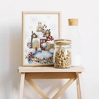 Crystal Art  Counted Cross Stitch Kit Gingerbread House