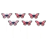 Pink Feather Butterflies, 6ct. by Ashland®