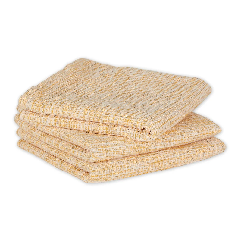 DII® Tonal Recycled Cotton Waffle Dish Towels