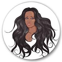 Designart - Portrait Of African American Woman XV