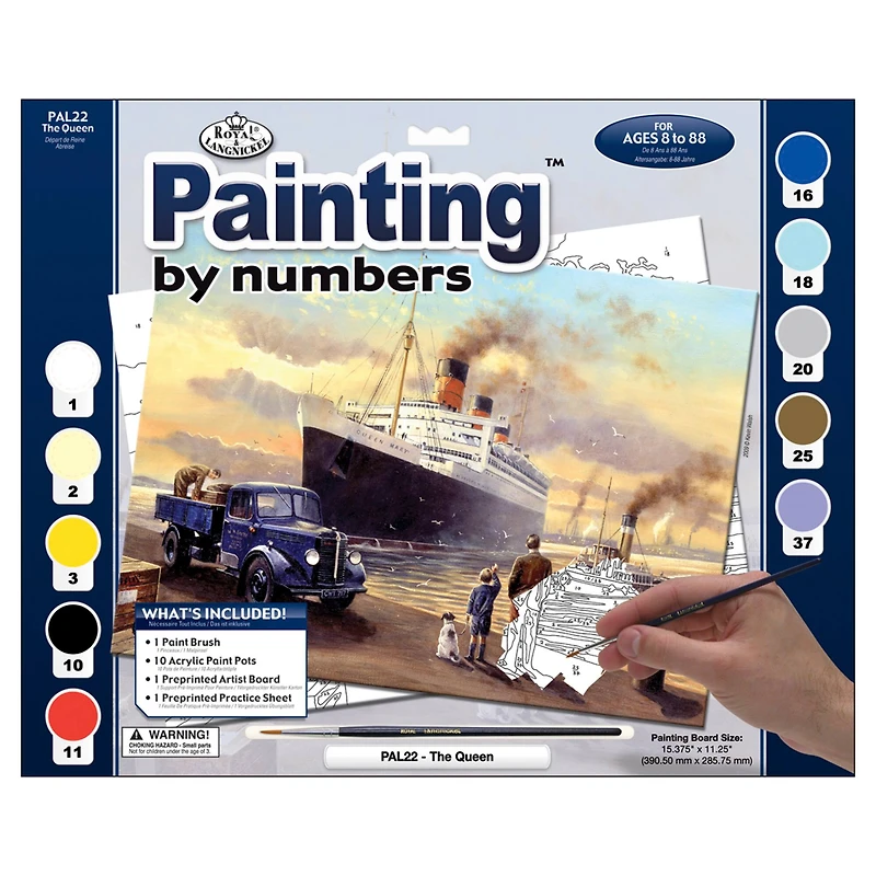 Royal & Langnickel® Queen Departs Paint By Number Kit