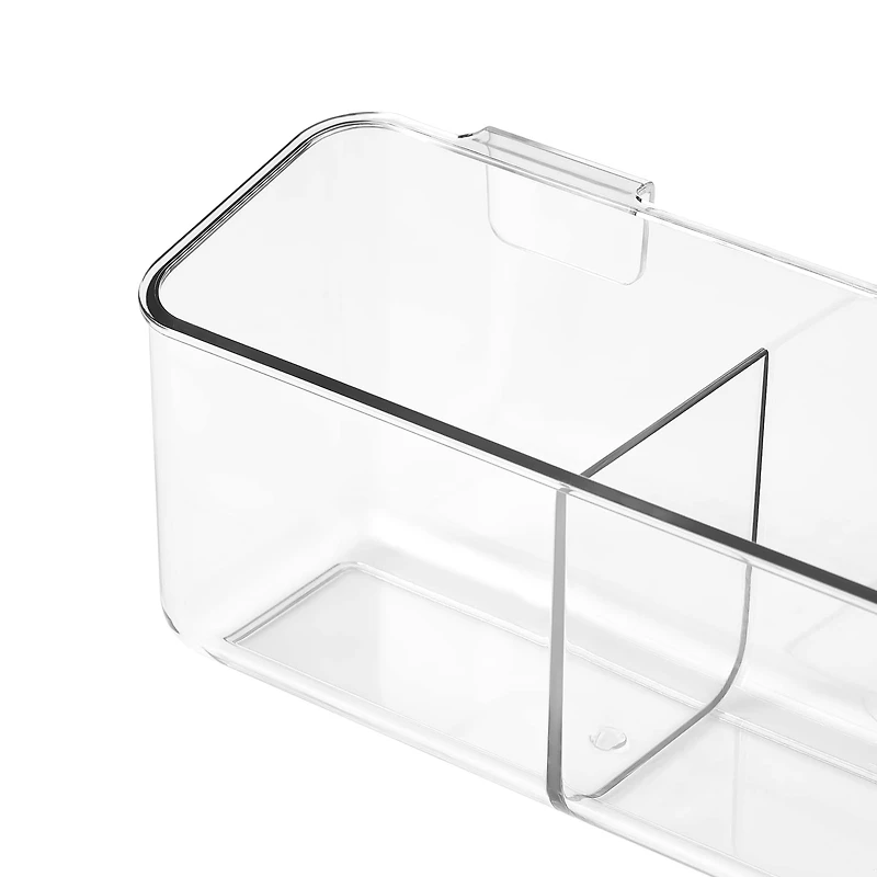 Medium Clear Hanging Organizer Bin by Simply Tidy™