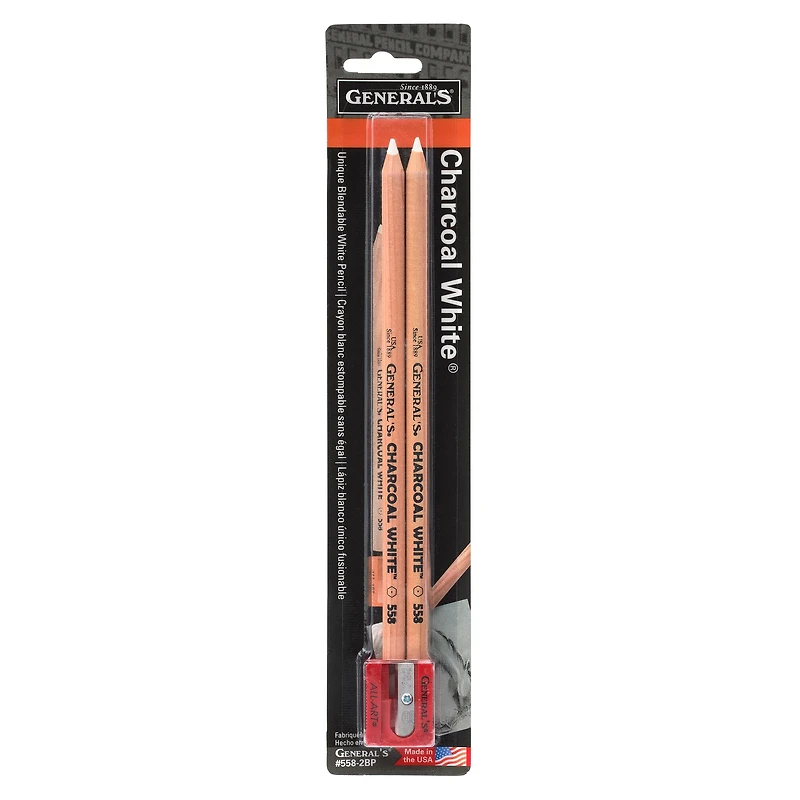 General's® Charcoal White Pencils