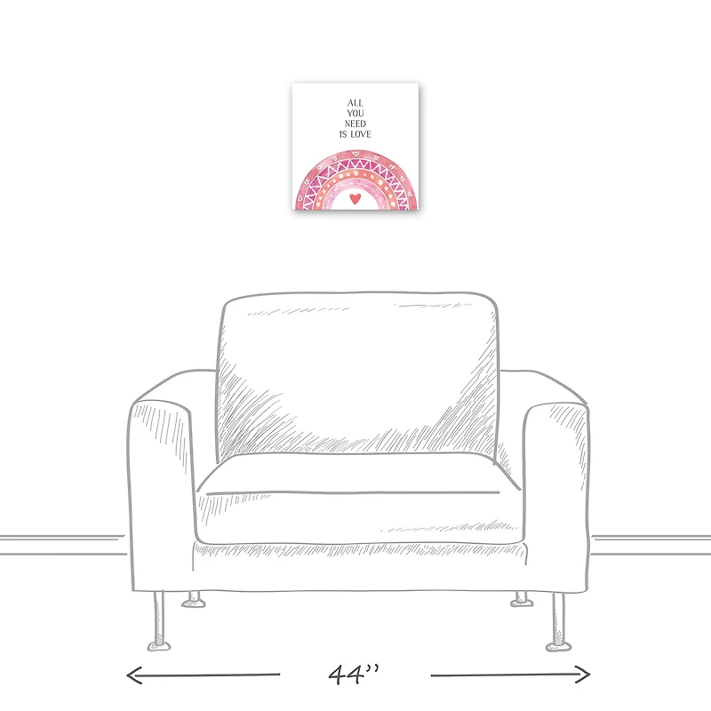 All You Need Is Love Canvas Wall Art