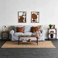 Household Essentials Crown 22" 2-Tier Square Side End Table