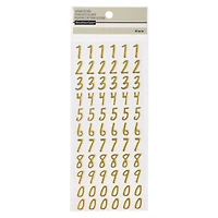 Gold Foil Number Stickers by Recollections™