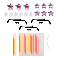Red, White & Blue Glow Party Pack