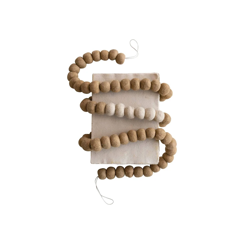 Hello Honey® 6ft. Handmade Wool Felt Ball Garland
