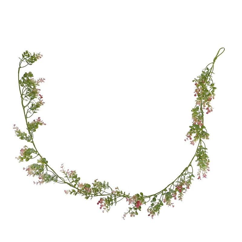 5ft. Pink Eucalyptus Coiled Garland by Ashland®