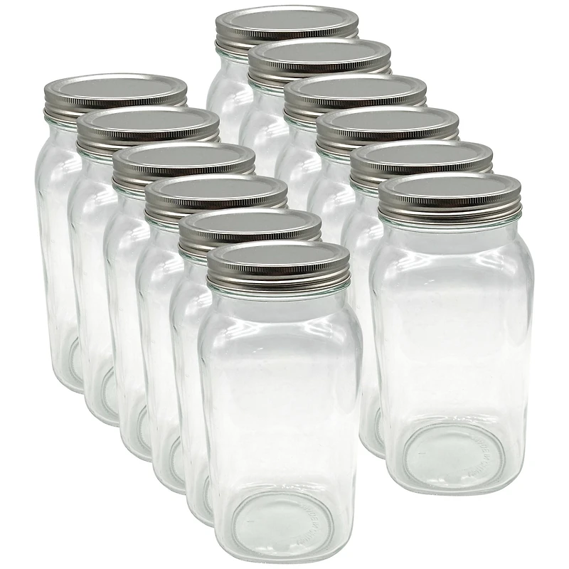 12 Pack: Half Gallon Glass Jar by Ashland®