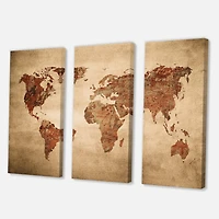 Designart - Ancient Map of The World VII