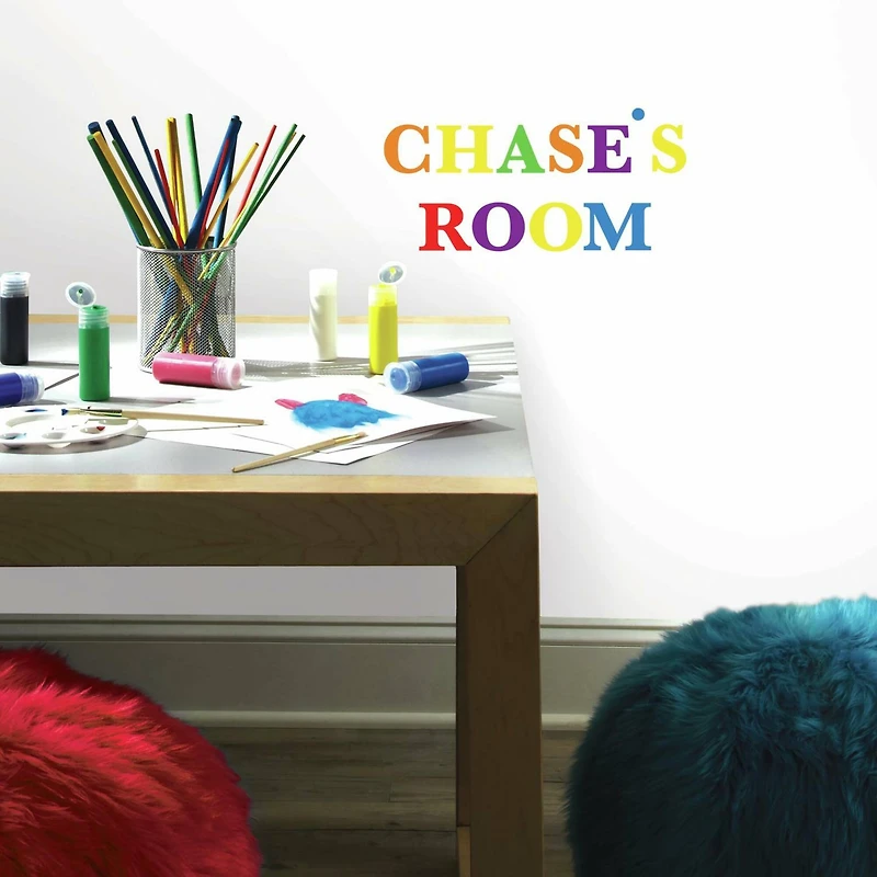 RoomMates Express Yourself Primary Peel & Stick Wall Decals