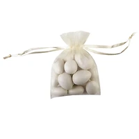 12 Pack: Small Ivory Organza Favor Bags by Celebrate It™ Occasions™