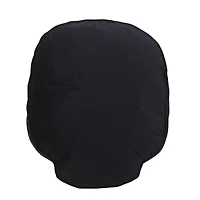 15.5" Glittery Silver Skull Accent Pillow by Ashland®