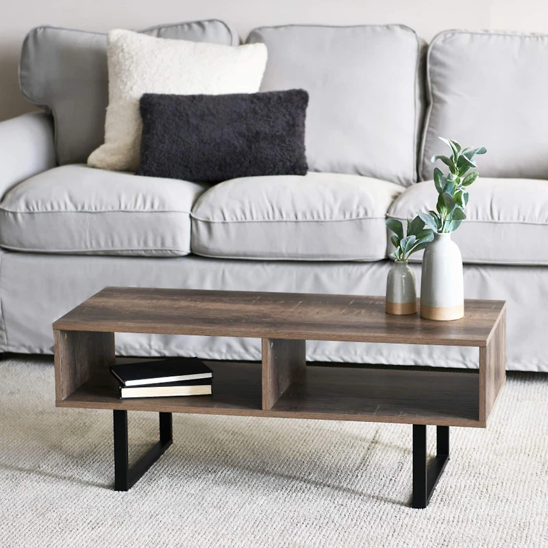 Household Essentials Jamestown Lifted Coffee Table