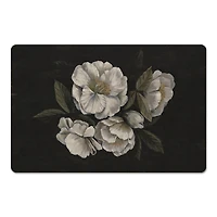 18" x 27" Dark Mood Antique Floral Floor Mat