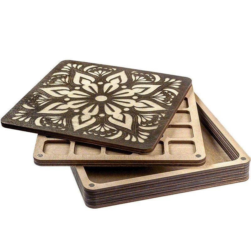 Wonderland Crafts Multi-Layer Square Bead Organizer