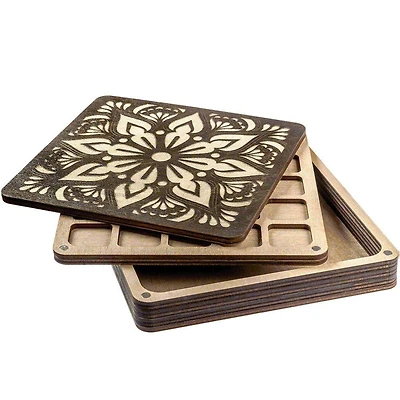 Wonderland Crafts Multi-Layer Square Bead Organizer