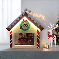 4" x 6" Peppermint House Light-Up Tabletop Frame by Studio Décor®