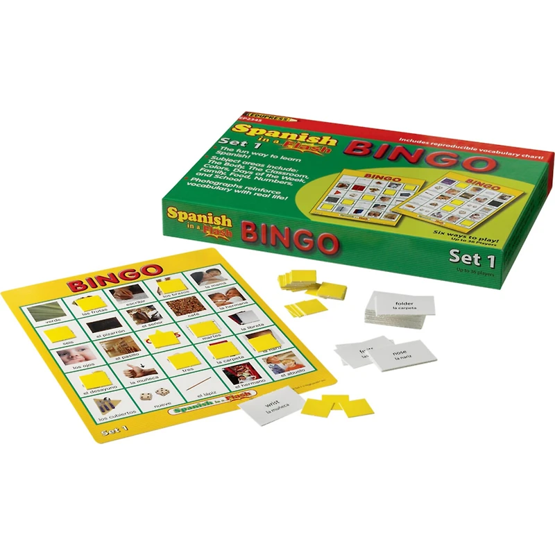 Edupress™ Spanish in a Flash™ Bingo Set 1