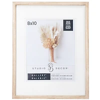 Gallery Natural Wood Frame with Mat by Studio Décor