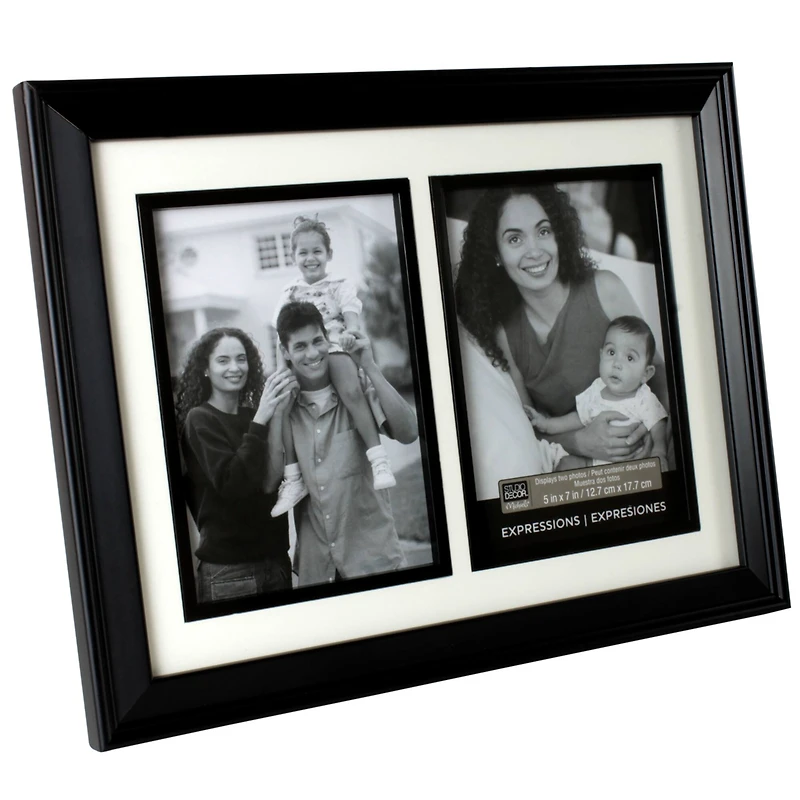 6 Pack: 2-Opening Black 5" x 7" Collage Frame, Expressions by Studio Décor®