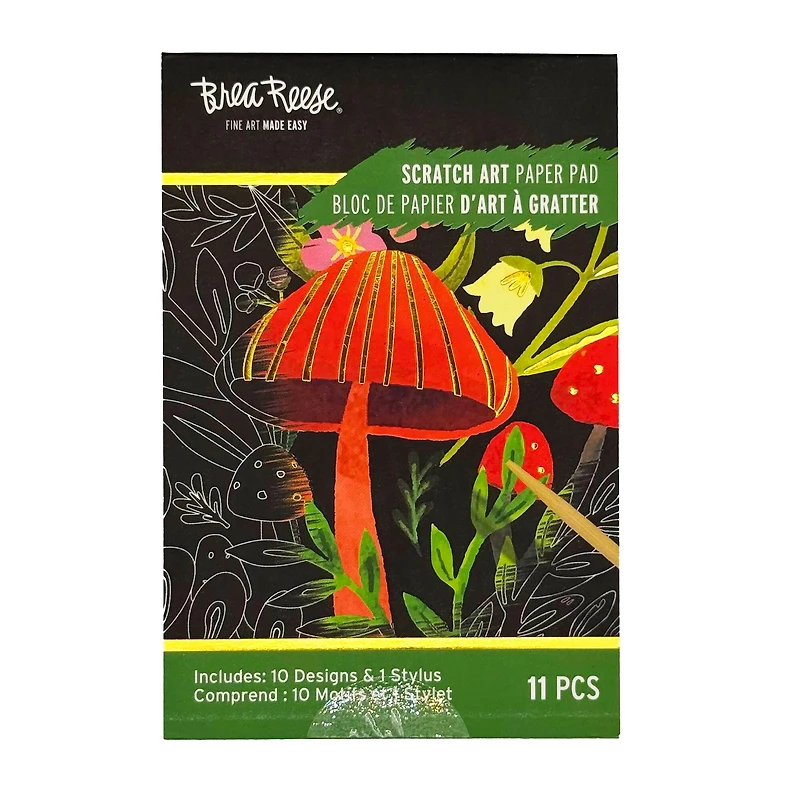 Brea Reese™ Mini Woodland Scratch Art Paper Pad