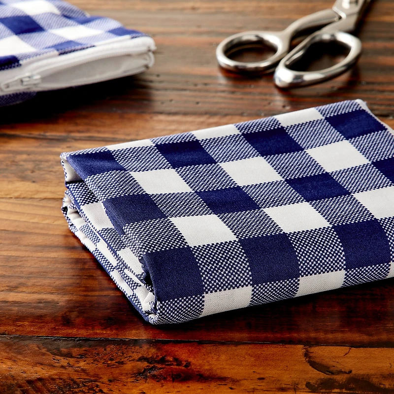 Navy & White Buffalo Check Cotton Fabric Bundle by Loops & Threads™