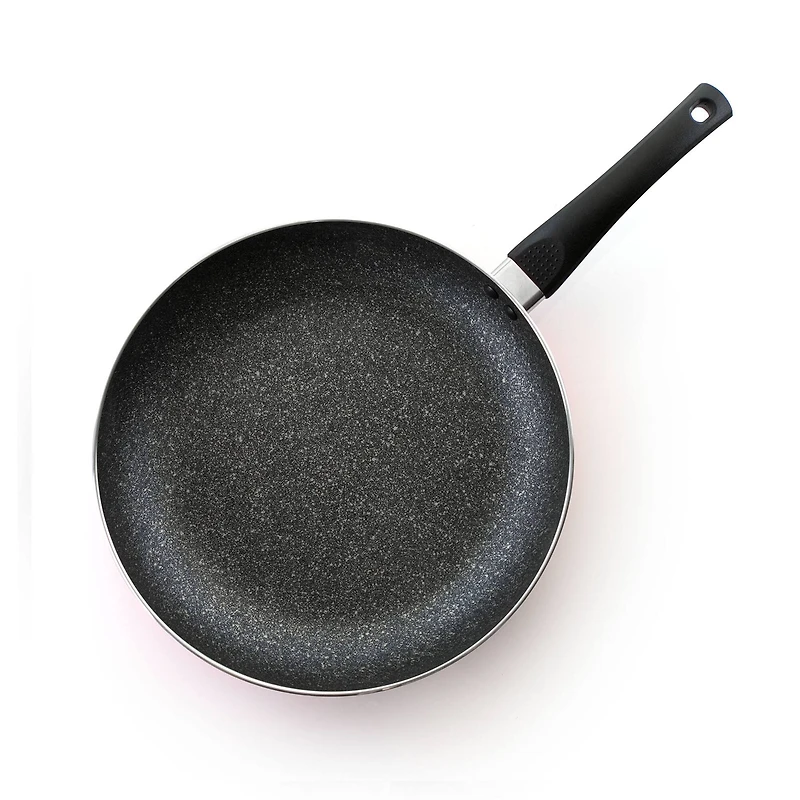 Oster Merrion 12" Red Aluminum Frying Pan With Bakelite Handle