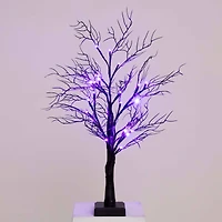 2ft. Pre-Lit LED Deluxe Black Twig Artificial Halloween Tree