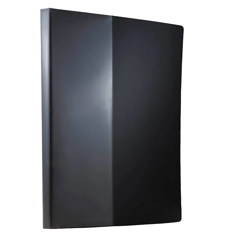 JAM Paper Black Letter Size Display Book 12 Pack of 24 Pages
