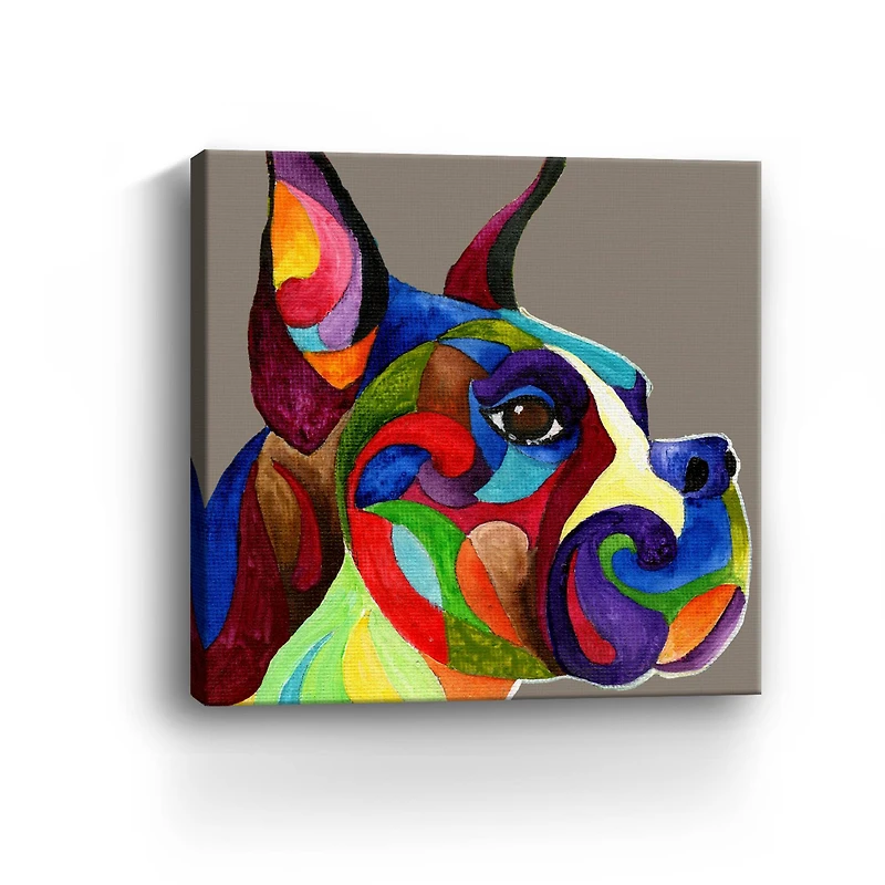 Boxer Canvas Giclee
