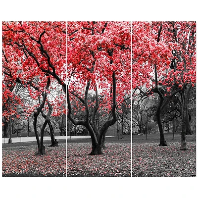 Designart - Red flower Trees Blossom
