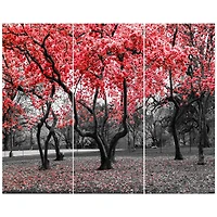 Designart - Red flower Trees Blossom