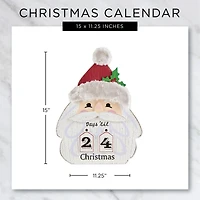 DII® Santa Head Days 'Til Christmas Advent Calendar