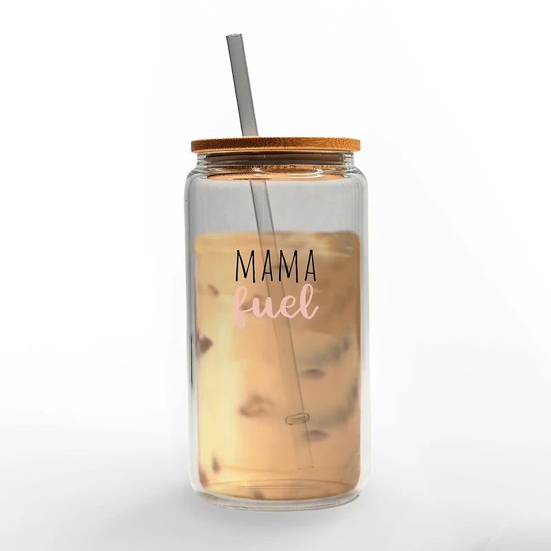 16oz. Mama Fuel Glass Can Cup