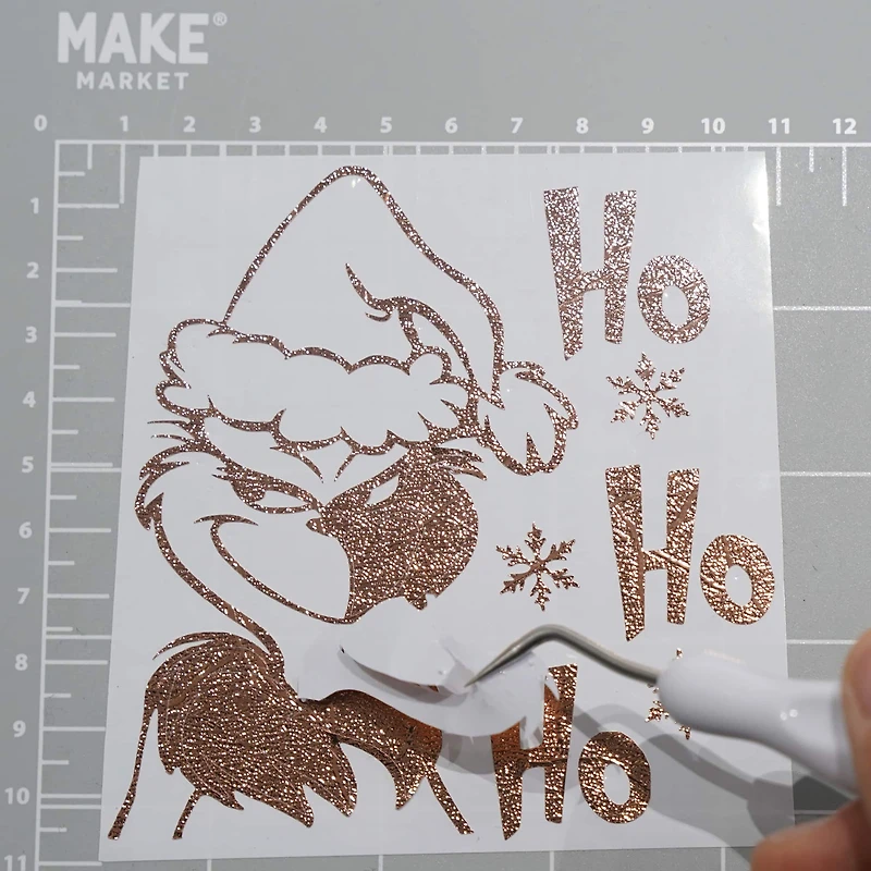 Textured Metallic Permanent Vinyl by Make Market